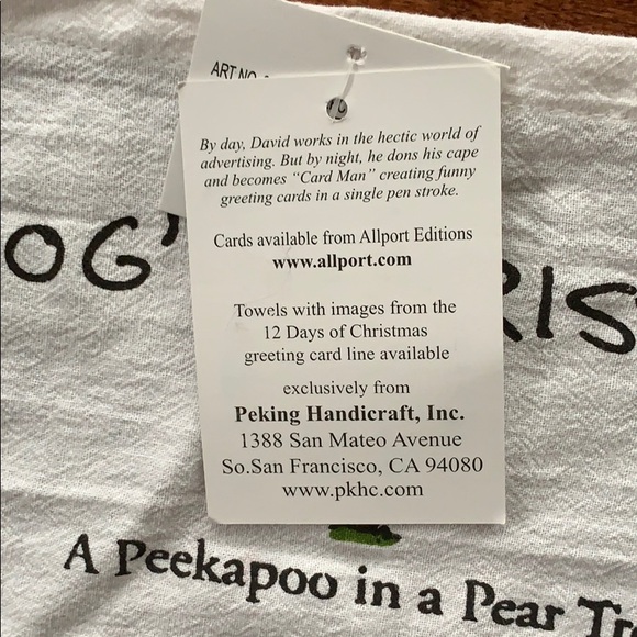 Twelve Days Of Dog Lovers Christmas Dish Towel - Picture 3 of 6